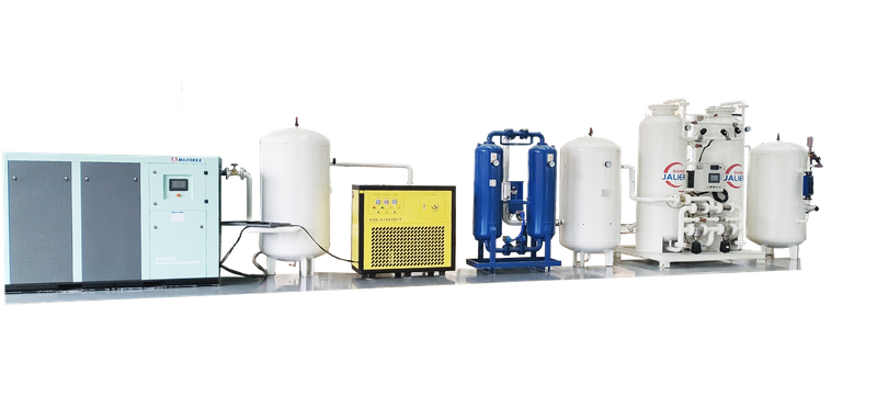 100Nm3/hr 99,999% Компактный генератор азота для использования в металлургической промышленности PSA Промышленный генератор азота